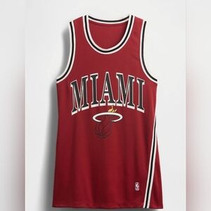 New NBA Miami Heat Jersey Mini Dress With Pockets Size L